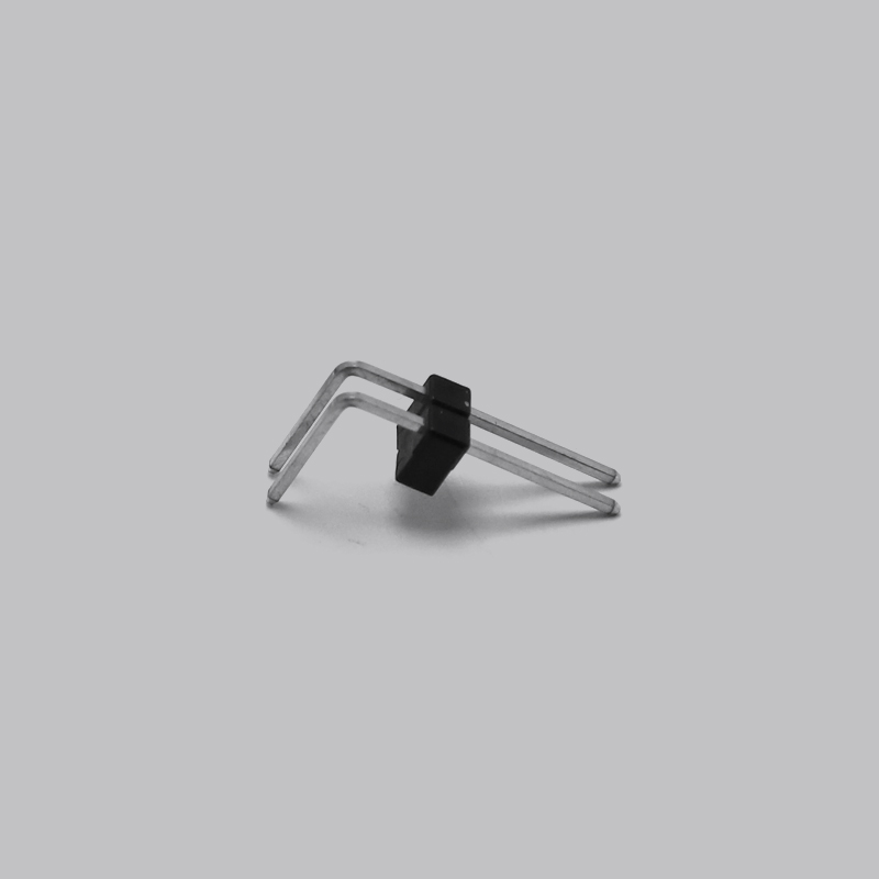 KR2552 Series 2.54mm Pitch SA3F 2Pin DIP Type Right Angle Header Wire to Board Connector