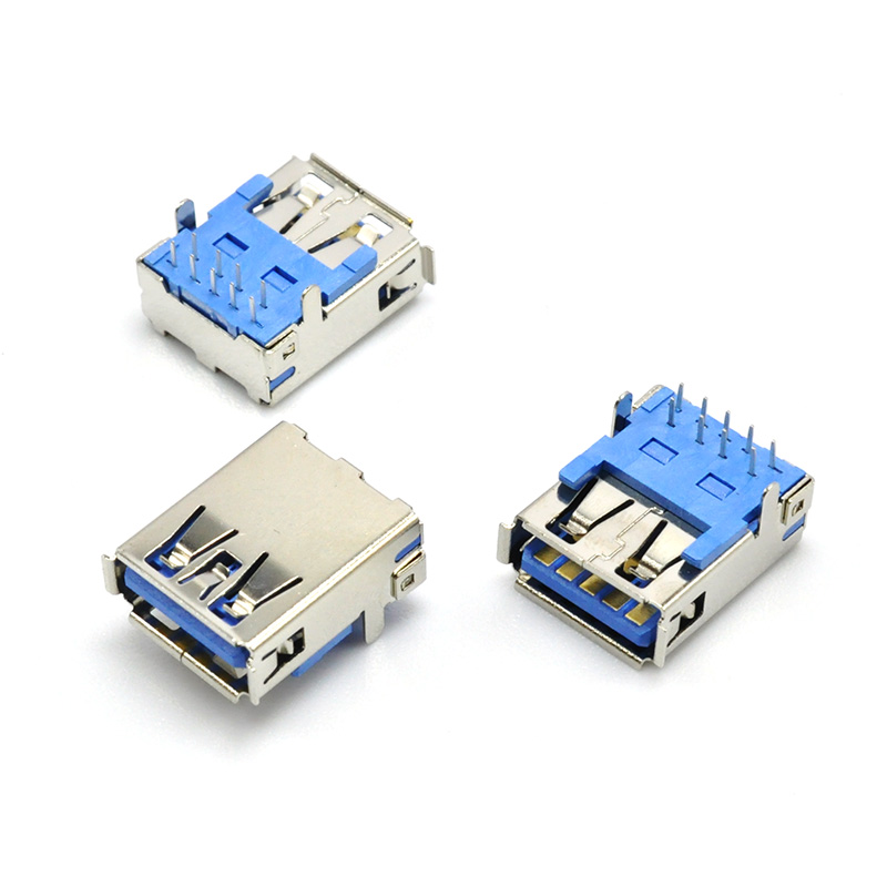 U03S0005B Series USB 3.0 A Type 9 Pin Female Connector