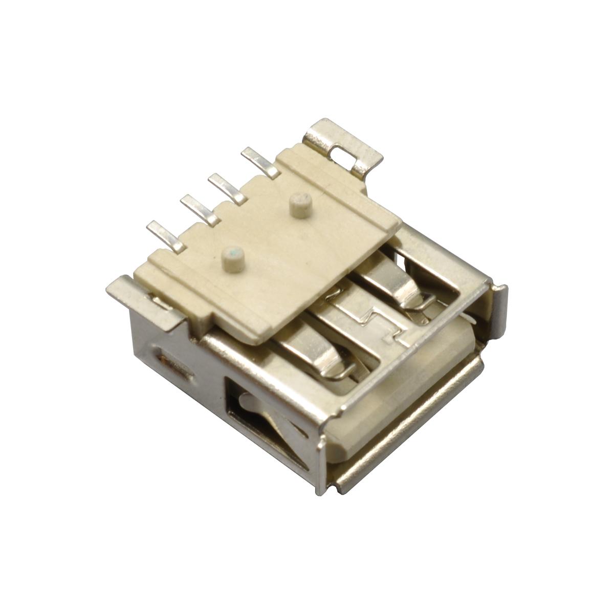 U02S0002B Series USB2.0 A Type 4 Pin Female USB Connector