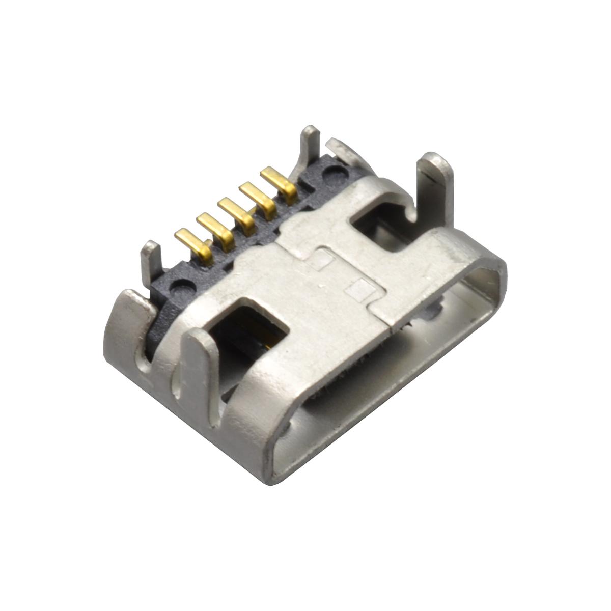 U01S0011R Series Micro USB 5Pin Crimped 